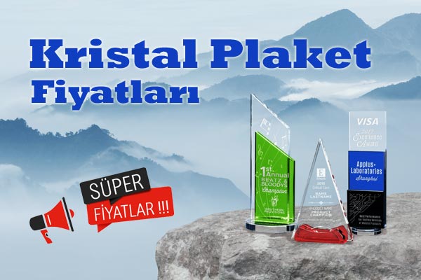 Kristal Plaket Fiyatlar